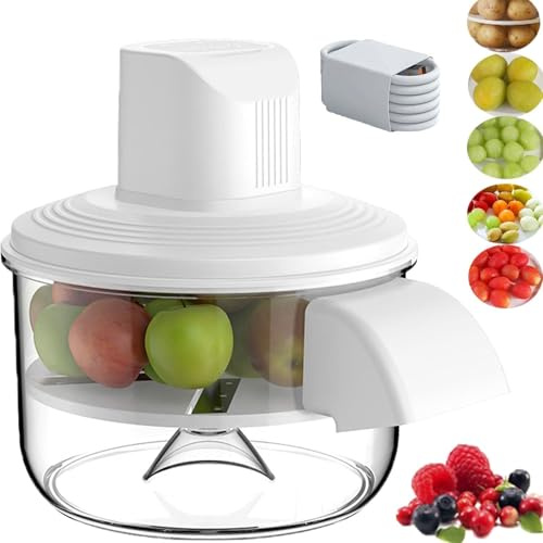 Éplucheur de pommes de terre électrique, éplucheur automatique de raisin et ail, éplucheur de fruits et légumes rechargeable pour la maison, la cuisine, facile à nettoyer (blanc)
