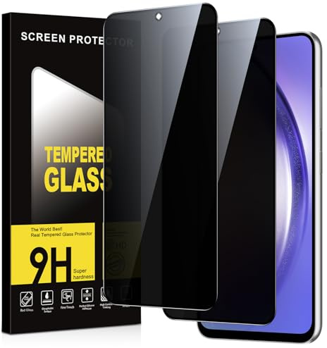 Xiltlly Privacy Pellicola Protettiva per Samsung Galaxy A54 5G Vetro Temperato,Durezza 9H Anti-Spy Protezione Schermo,Anti-Graffio Senza Bolle Anti-Spia Vetrino Protettivo,2 Pezzi