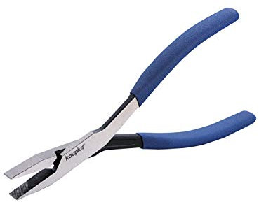Kauplus 8-inch Duck Bill Flat Nose Pliers 8” Flat Nose Long Reach Plier