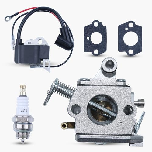 Haishine C1Q-S57B Vergaser Zündspule Set mit Dichtung Zündkerze für Stihl 017 018 MS180 MS170 Accessoires Ersatzteile