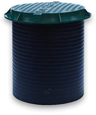 Varile Bac de révision en plastique (sans fond) avec couvercle verrouillable - Charge maximale : 1,5 t - Vert - 60 x 80 cm
