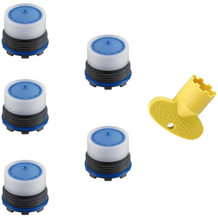 5 teiliges Set, Belüfter, Filter, Cache-Wabe, TT/M 16,5X1 mit Neoperl-Schlüssel.