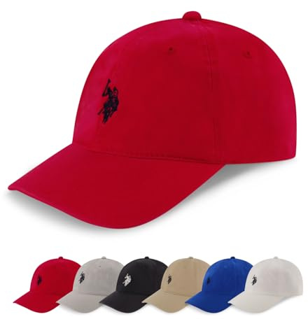 Der amerikanische Polo Assn. Kleine Polo Pony Logo Baseballmütze, 100% Baumwolle, verstellbare Kappe