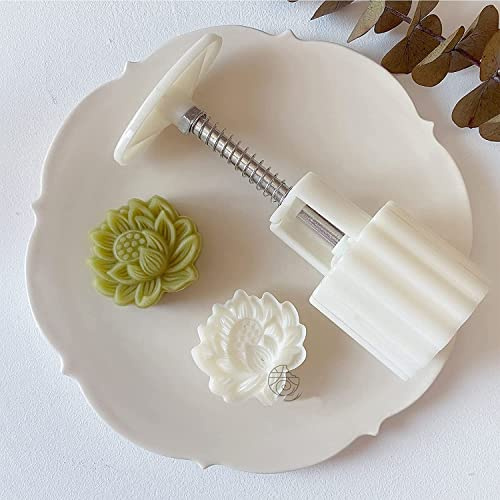 1 stamped flower Stamped mid-autumn mooncake press mold