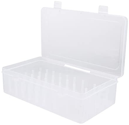 VILLCASE Organisieren Sie Ihre Fäden Garnrollen-aufbewahrungsbox 42 Steckplätze Kunststoffmaterial
