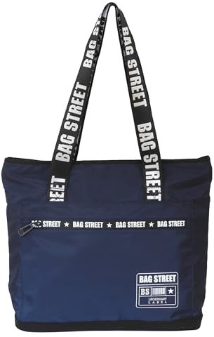 ZMOKA Schultertasche, Shopper Bag Street von Jennifer Jones - modische, leichte Damen Handtasche (Navy) - präsentiert