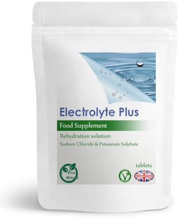 Electrolyte Tablets with Potassium, Chloride, Calcium, Magnesium & Sodium | Muscle & Energy Support (Pack of 60)