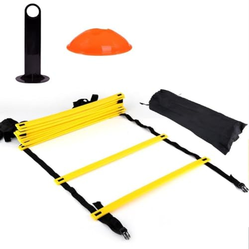 Leapiture Speed-Agility-Leiter-Set, Agility-Leiter-Trainingsset, Kegel-Trainingsleiter, Speed-Agility-Leiter-Set, Agility-Trainingsleiter-Set für Heim-Fitnessstudio