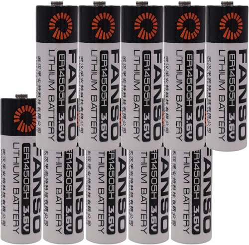10-Pack 2700mAh 3.6V FANSO ER14505H AA Lithium Battery Non-Rechargeable Battery