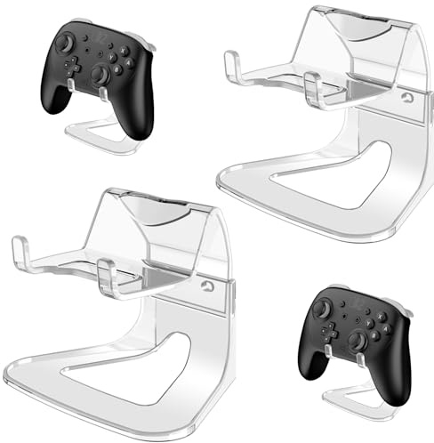 2 Stück Controller Halter, Controller Halterung für PC/Switch/Xbox/PS3/PS4/PS5/Pro Controller, Universal Wandhalterung Headset Halterung Rutschfester Stabiler Tabletop Gaming Zubehör Ständer