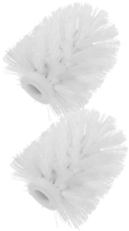 ROMISBABA 2 Piezas Cabezal Recambio Cepillo Inodoro Plástico Unidades Repuesto Accesorios Limpieza Baño WC Compatible para Baños y Cocinas