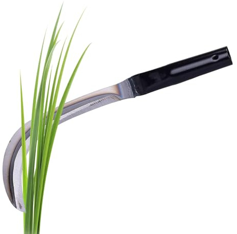 Qidures Hoz de Desbrozar | Hoz de Mano para Paisajismo | Cortadora Ligera y Resistente para Campo Sendero Granja Jardín Plantación Selva Exterior