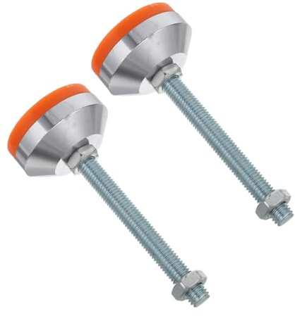 Angoily 2pcs Adjustable Leveling Feet for Workbench Heavy Duty Swivel Base Leveler Anti-skid Leg Pad Feet Cabinet Leveling Screw Leg Heavy