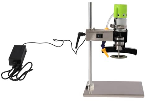 SailorMoon Glasflasche Cutter, 150W 6000R/Min Elektrische DIY Flasche Cutter Maschine mit 7 Einstellbaren Geschwindigkeiten für Runde/Quadrat/Unregelmäßige Glas- Oder Keramische Flaschen