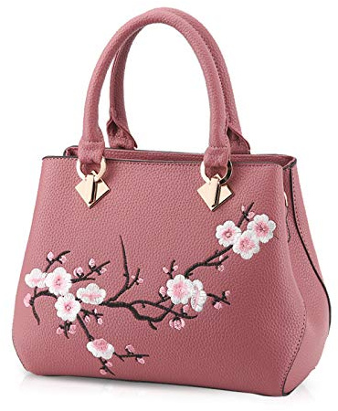 NICOLE&DORIS Elegant Freizeit Schön Damen Handtaschen Umhängetasche Damenhandtaschen Henkeltaschen Schultertaschen Wasserdicht Dauerhaft PU Rosa