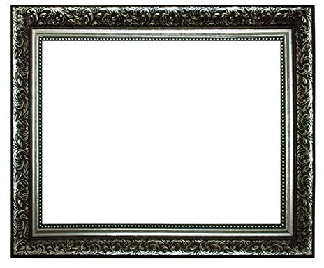 Barockrahmen 10939, ARG Silber verziert, als Leerrahmen, 50x70 cm