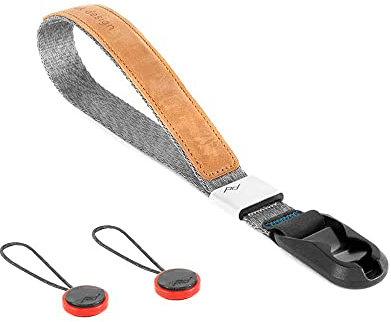 Peak Design Cuff Ash Handschlaufe z.B. für DSLR-Kameras, Systemkameras oder Kompaktkameras
