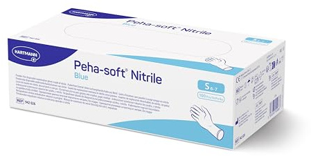 Peha-soft nitrile blue Einmalhandschuhe, latex- & puderfrei, Gr. S, 100 St.