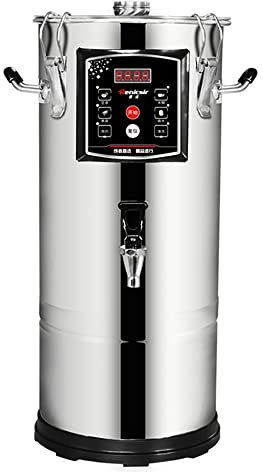 MNSSRN La Leche de Soja Comercial de la máquina, Filtro-Libre, automática de molienda de calefacción, de Gran Capacidad de la máquina de Leche de Soja, Conveniente para el Desayuno Cantina Shop,17L