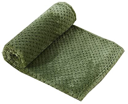AORUI Gemütliche Hundedecke, warm, weich, waschbar, Welpen-Überwurfdecke, bequemes Haustier-/Katzen-Schlafkissen, Matte für Betten, Böden, Autos, Sofas, 70 x 100 cm, Grün