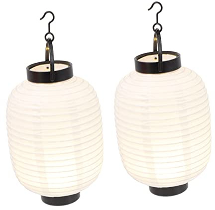 OSALADI Japanische Laternenlampe Dekorative Papierlaterne Für Zuhause 8.66X5.91X5.91 Zoll Faltbar Hängend Atmosphäre Für Küche Und Partydekoration