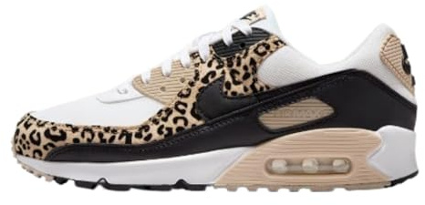 NIKE IF1619-100 Wmns Air Max 90 Donna, White/Black-SANDDRIFT-Hemp EU 39