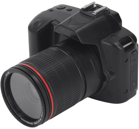 Digital Camera -videokamera 4K 64MP 3 Tum IPS -skärm 16x Digital Zoom Anti Shake 120 Graders Vidvinkel med Nattvision för Selfies Videoinspelning (32 g)