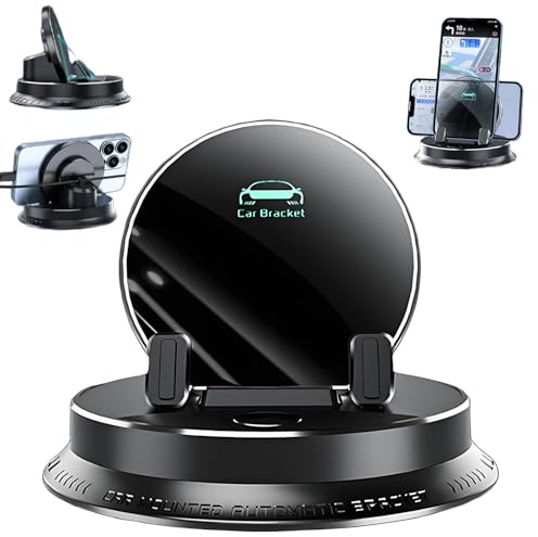 Pazvoza Handyhalterung Auto, 360° Drehbare Handy Halterung Biohofer Multifunktionaler Handyhalter mit Anti-Rutsch Stabiler, für Armaturenbrett Lüftung, Kompatibel mit Allen Modellen (1pcs)