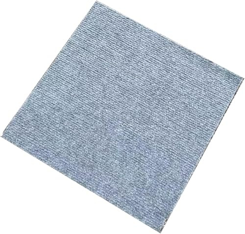ZMQU Losetas de Alfombra Autoadhesivas cuadradas for Suelo, 30 x 30 cm, for Uso residencial y Comercial (Color 2, 10 Unidades)(Color1,10pcs)
