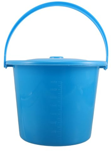 PLAFOPE Cubo Urinario con Tapa y Asa, Capacidad 3000 Ml, Plástico Resistente, con Escala Visible para Control, Orinal Portátil para Personas Mayores y Uso Médico en Hogar y Viajes, Color