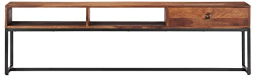 Generisch TV-Schrank 160×30×45 cm Massivholz Akazie,Möbel,TV-Möbel,23.85KG,247466