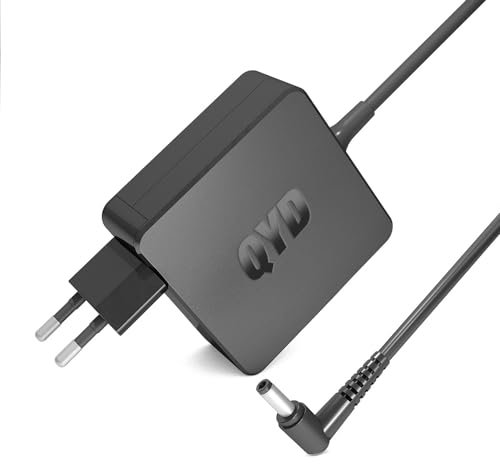 QYD 65W Laptop Ladegerät Netzteil für Asus-Vivobook F751S X551 X551M X551CA X551MA X555DA Q551LN Q301 Q501L S300 K550LA F555UA UL30A D550M F756U EXA1208EH ASUS Laptop Ladekabel AC Adapter Power Cord