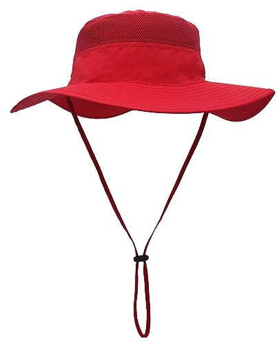 Outfly Breite Krempe Sonnenhut für Herren Damen Mesh Bucket Hat Leichter Bonnie Hut Outdoor Angelhut