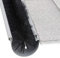 Relaxdays Protector Canalones, Cepillo de 4 Metros, Plástico, Ø 12 cm, Negro
