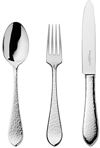 Robbe & Berking Martelé 3 TLG. Menübesteck (925 Sterlingsilber)