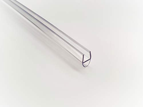 KRISTHAL Streifdichtung (Ballondichtung) schmaler Ballon, hochtransparent, 200 cm Länge, für 6 und 8 mm, Art. Nr. S007.200 (8 mm Glas)