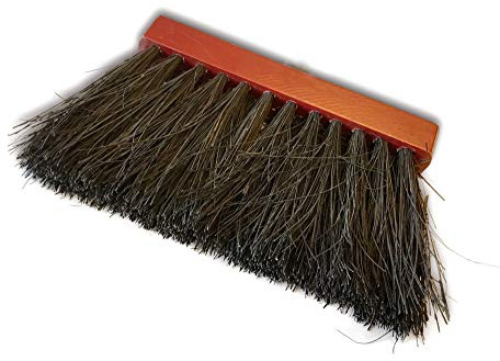 Kibros Lot 6 balais ménage Piassava Mickey 3 Rangs 25 cm sans Manche | Garnissage piassava naturel 3 rangs, douille vissante plastique, usage intérieur extérieur, balayage surfaces diverses.