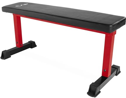 CAP Barbell Flat Weight Bench, Red