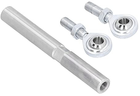 Aramox Soporte de alternador de junta Heim de varilla tensora ajustable, soporte de varilla tensora de alternador eléctrico de 5 1/2 pulgadas para motor SBC BBC 350 454