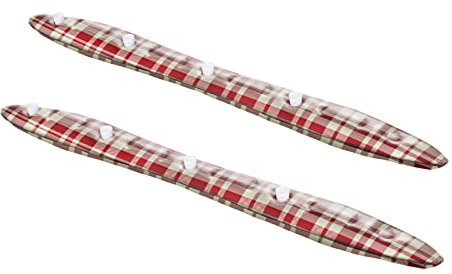 FUNBOY Riesiges aufblasbares Partyboard Plaid ShotSki Getränkehalter Luxus Bar Zubehör Float, perfekt für eine Sommer-Pool-Party, 2er-Pack