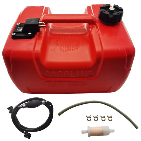 DEF Portable Boat Fuel Tank 12L 3 Gallon Marine Portable Fueling Tank Replacement for Marine Outboard Motor Fuel Tank