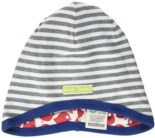 loud + proud Unisex Kinder Wendemütze, GOTS Zertifiziert Beanie-Mütze