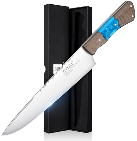 TIVOLI Küchenmesser Scharf Kochmesser, Profi Japanisches Kochmesser aus Ger | Scharfe Klinge für präzises Schneiden; ergonomischer Griff für komfortables Kochen; geeignet als Geschenk für Küchenliebhaber
