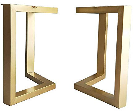 Set mit 2 Tischbeinen, 71,1 cm, Esstischbeine, V-Gestell, industriell modern, Eisen-Möbelbeine für Zuhause, Büro, Bar