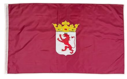 Bandera de León - Provincia de León, 150cm x 90cm, Leonesa