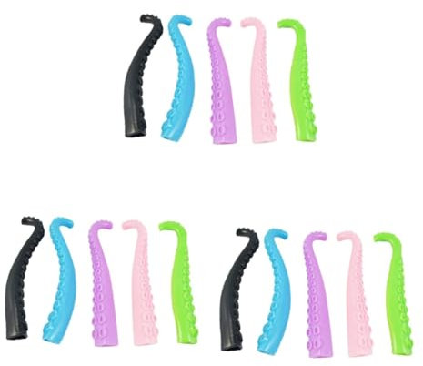 KONTONTY 15 STK Kinderspielzeug Spielzeug für Kinder Mini Fingerpuppen Octopus Toy Umweltfreundliches Spielzeug osterpräsent ostergeschenke Funny Toys Octopus Spielzeug Lustiges Spielzeug