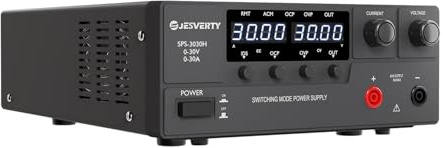 Variable DC Power Supply, 0-30V 0-30A 900W Bench Regulated DC Power Supply with Encoder Button, Output On/Off Switch, 4 Digit LED Display, OVP & OCP, Auxiliary Output Terminal