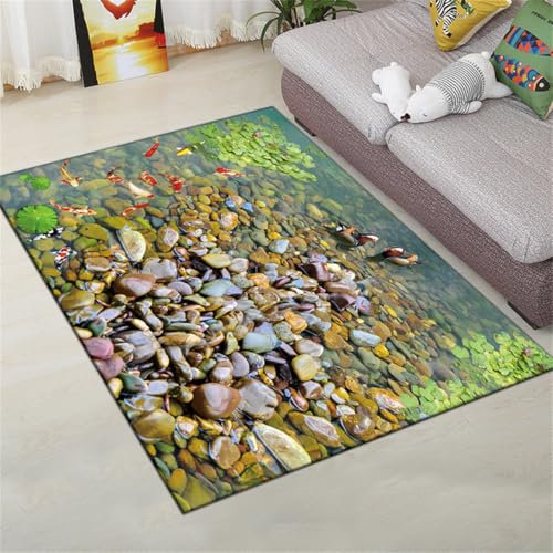 RUGMRZ Teppich Baby 130X190Cm Modern Design 28 Dicke Bettwäsche Am Schlafzimmerbett Rustikaler Brauner Wald Piano Flokati