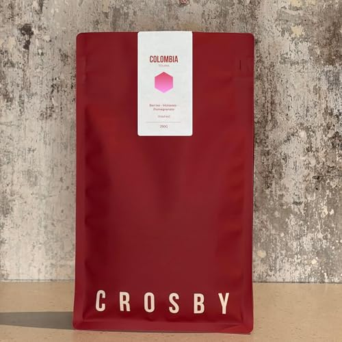 Crosby Coffee Roasters Colombia, Planadas Single Origin, 100% Arabica Speciality Coffee - Medium Roast, Whole Bean, 500g