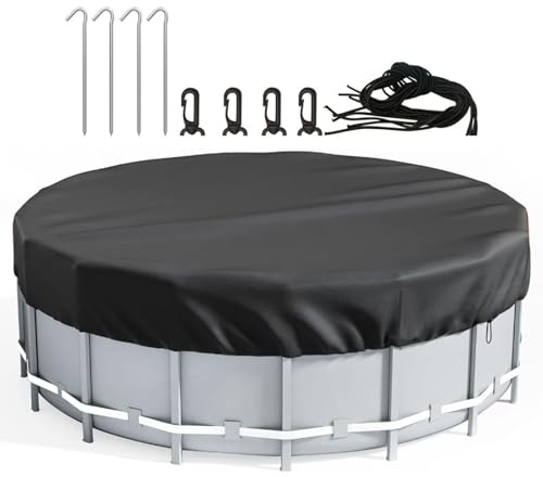 Protecteur de Bain à remous - Couverture de Piscine à Vent, Bouclier de Spa de Patio | Enclos de Baignoire Gonflable Ronde, Enveloppement de Bassin extérieur étanche, Couverture de nage avec Un Temps